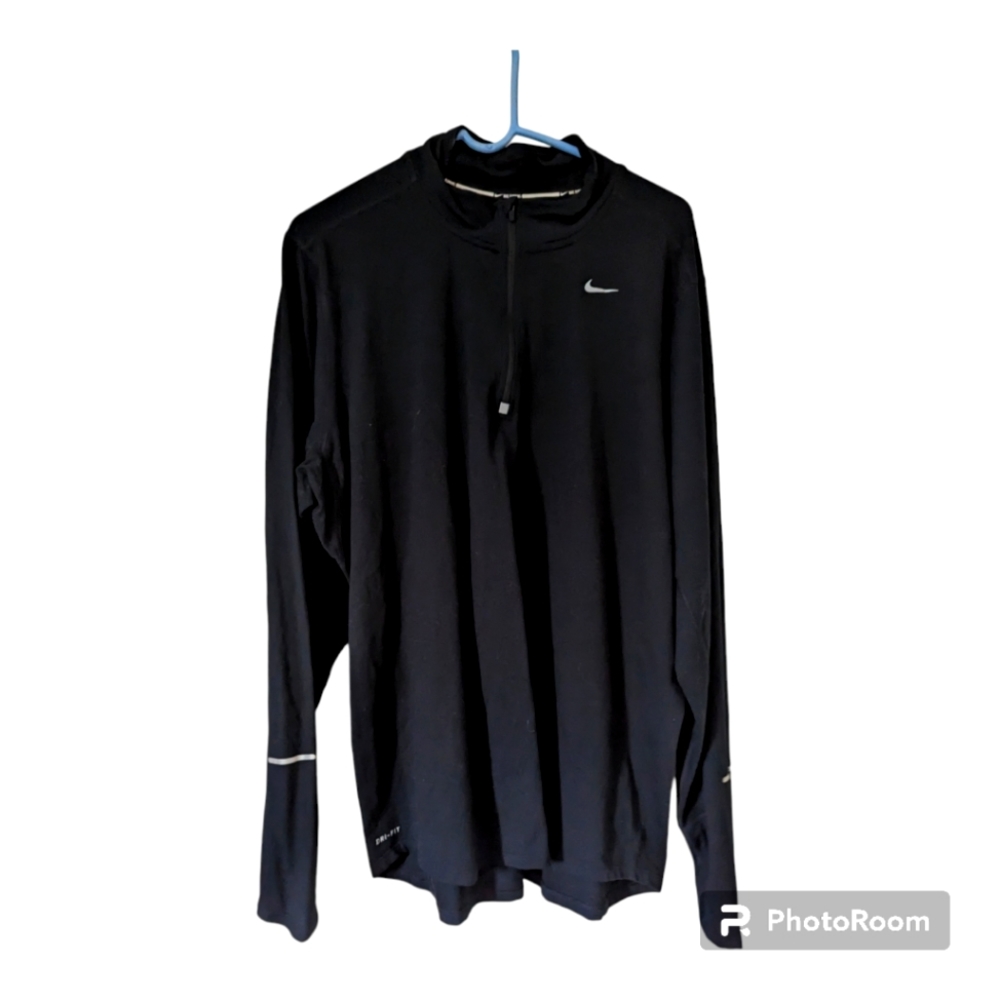 Black Half- zip Nike Dri-fit